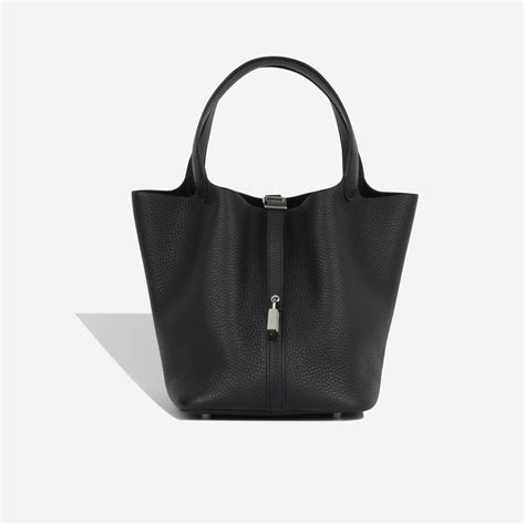 hermes picotin 22 noir|picotin 22 price.